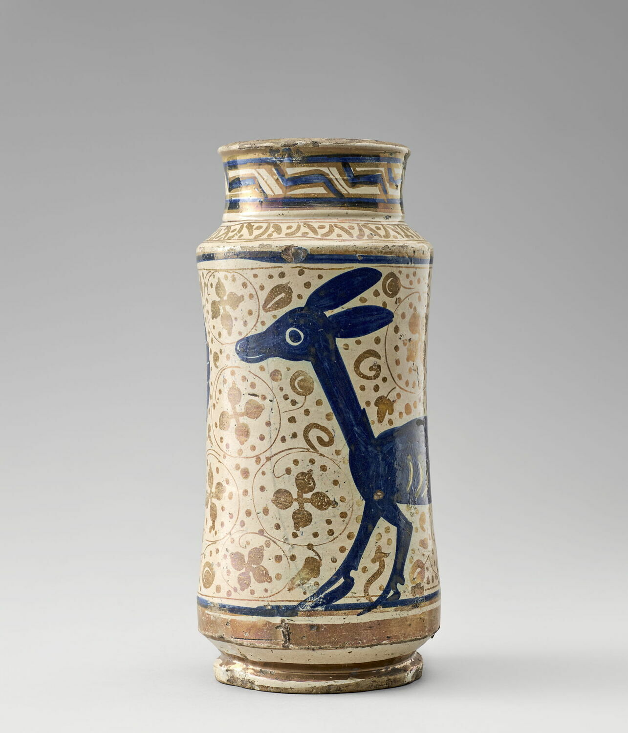 Albarello : biche et arbre