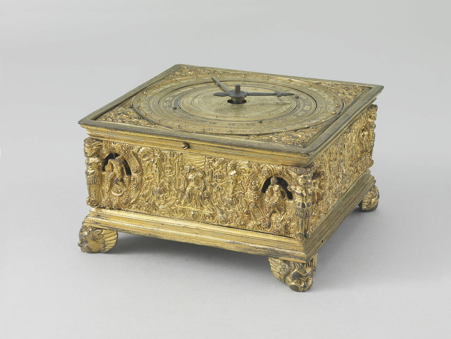 Horloge de table carrée