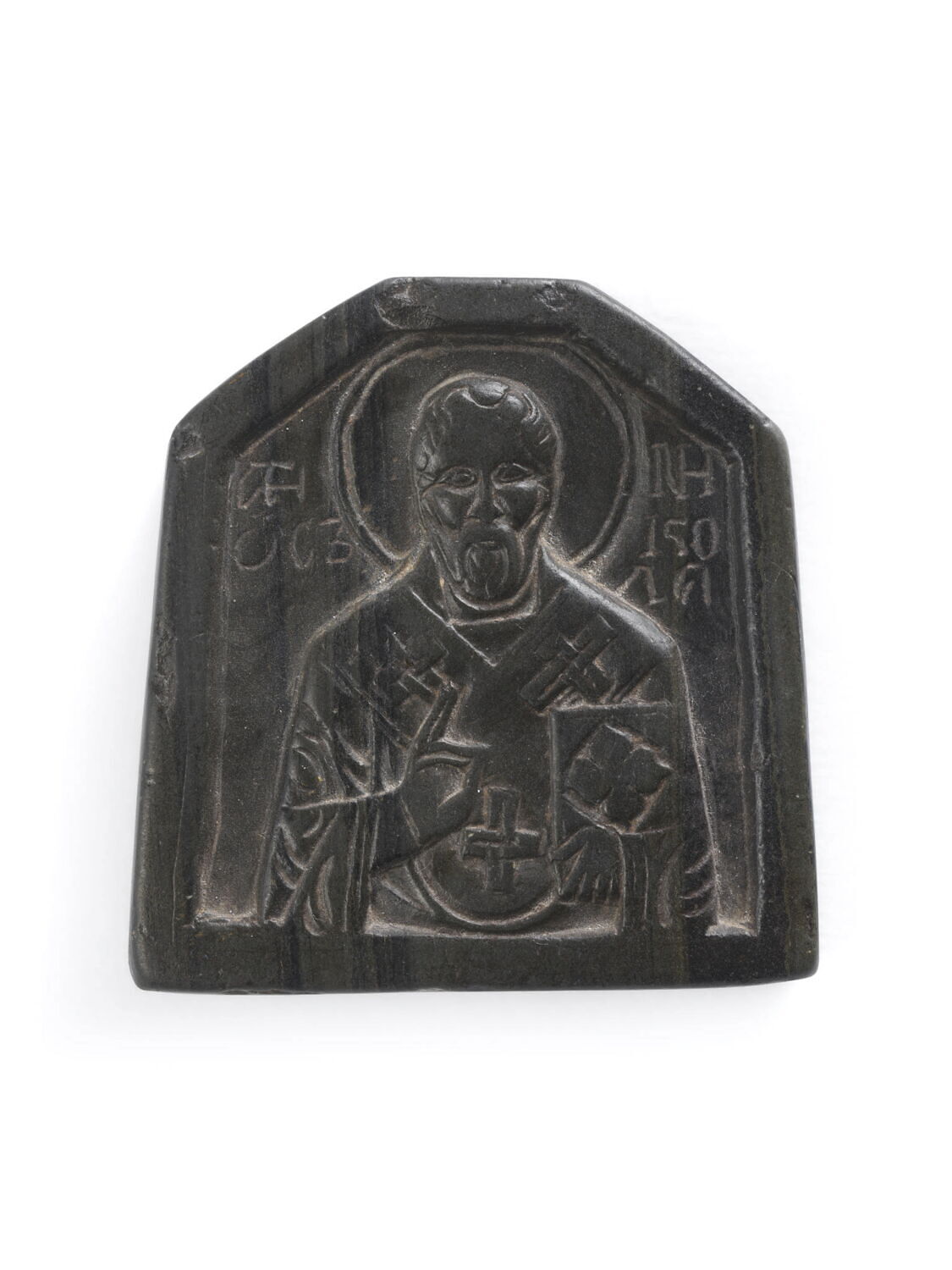 Icône biface : saint Nicolas et Présentation au temple