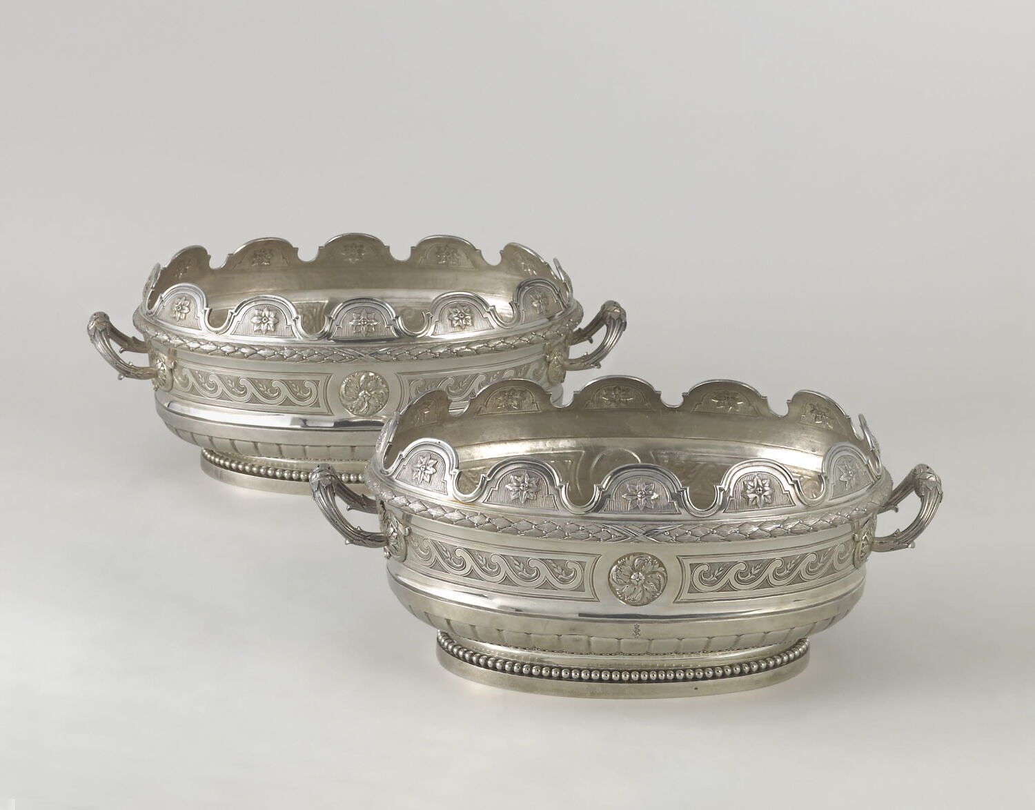Seau à verres du service du Roi George III d'Angleterre et de Hanovre, d'une paire (OA 10605)                                 
service de George III