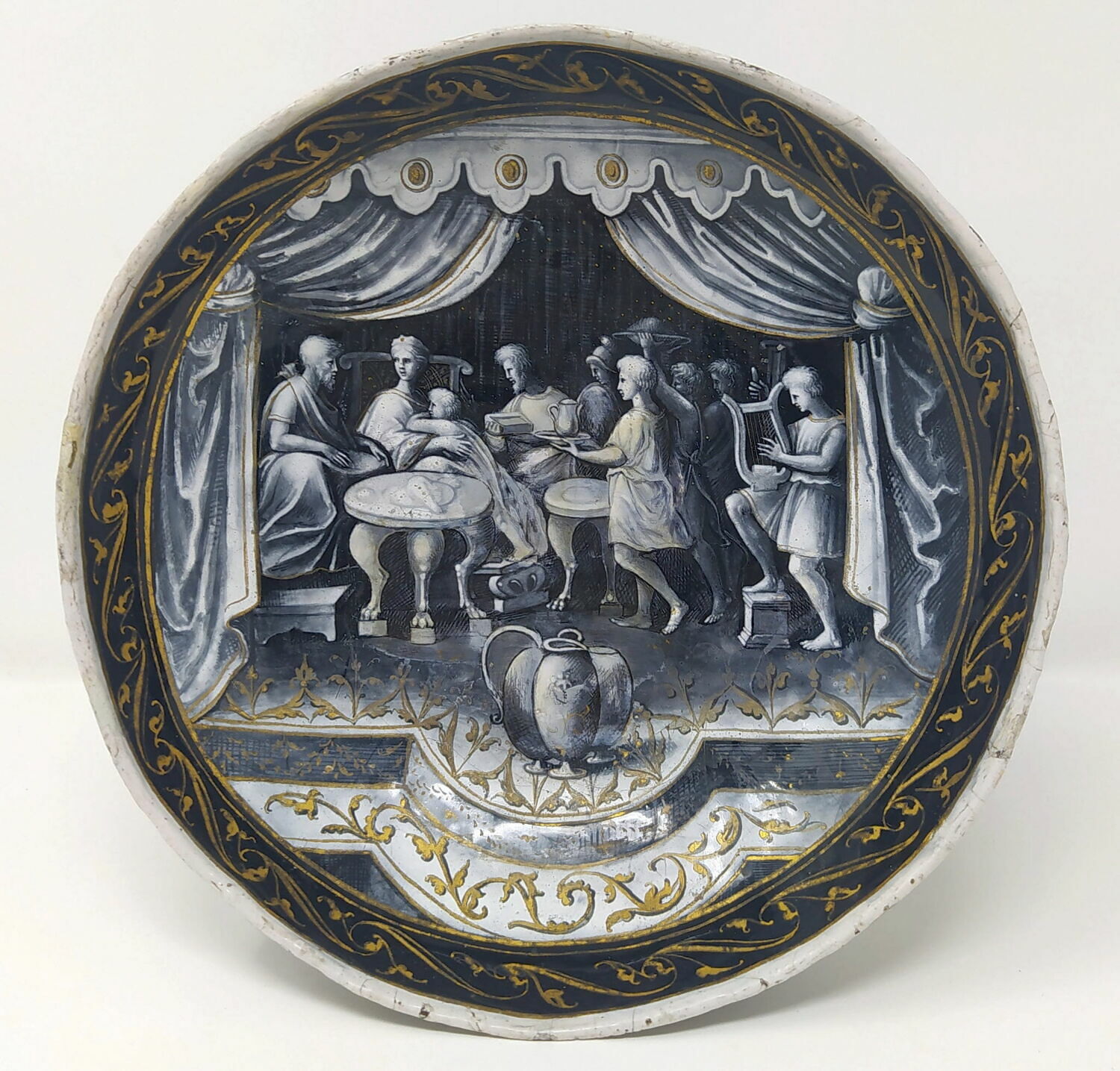 Coupe couverte : Le Repas de Didon et Énée