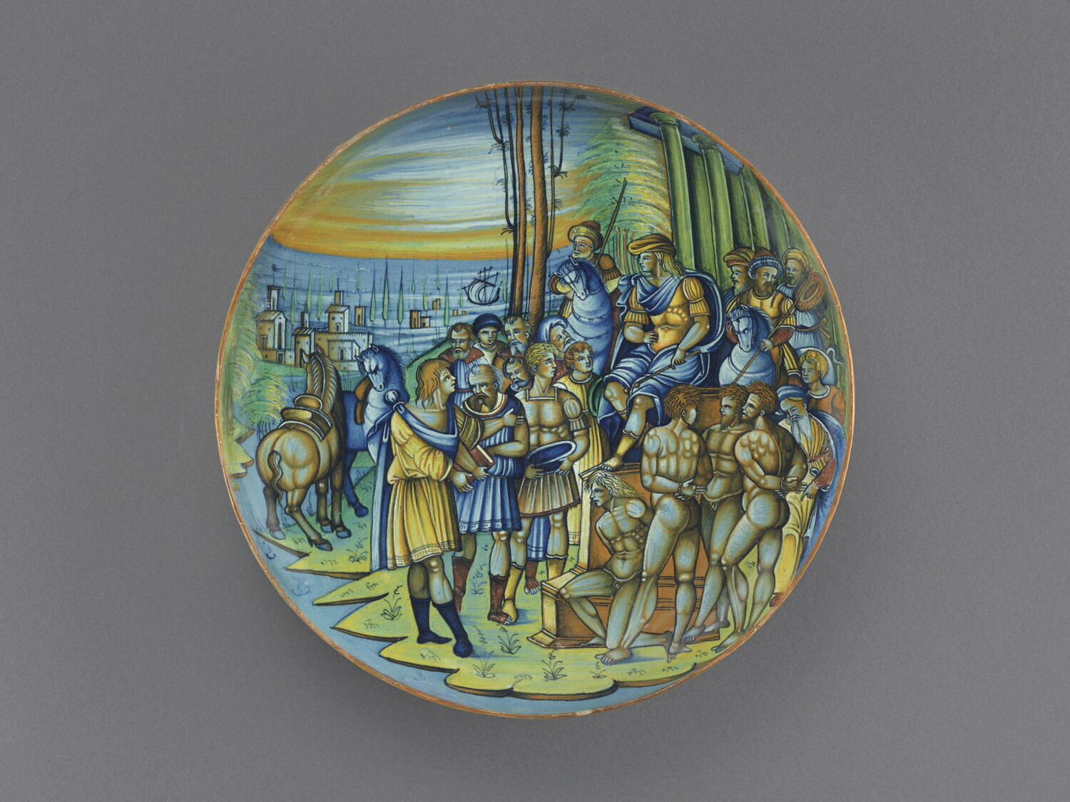 Plat rond : épisode de la vie de Jules César