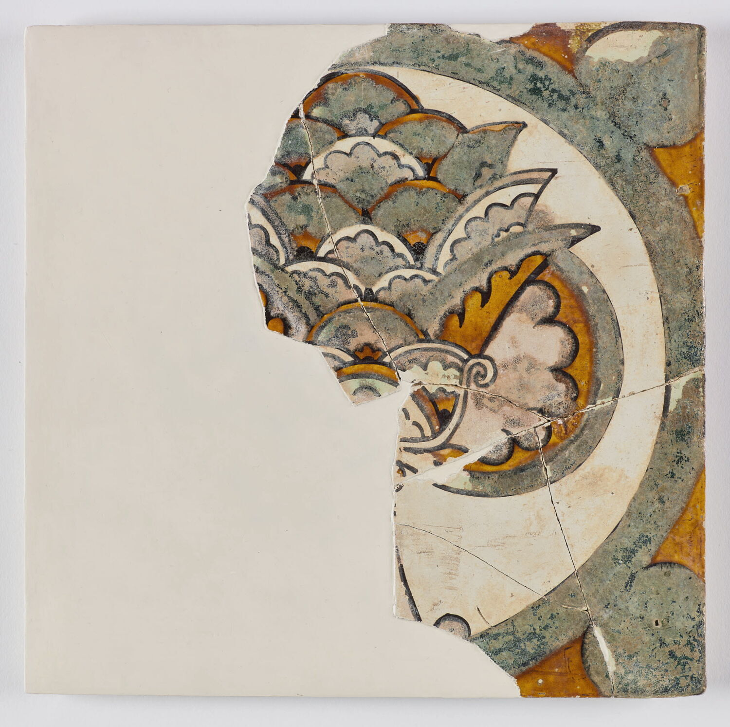 Plaque d'iconostase : feuille d'acanthe