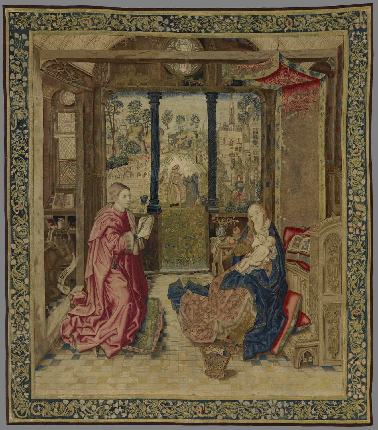 Tapisserie Saint Luc Peignant La Vierge D Apr S Rogier Van Der Weyden