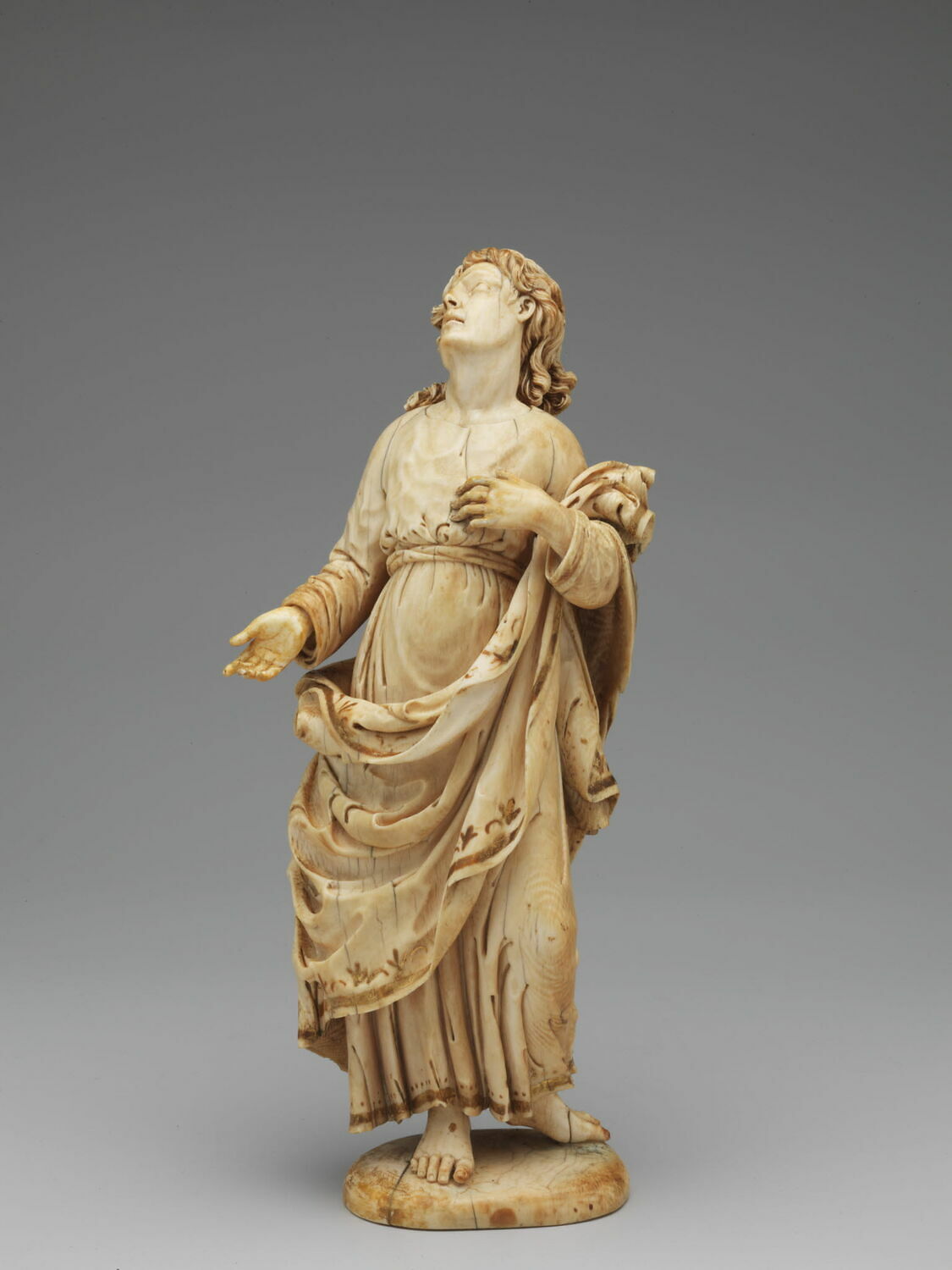 Statuette de saint Jean provenant d'une crucifixion