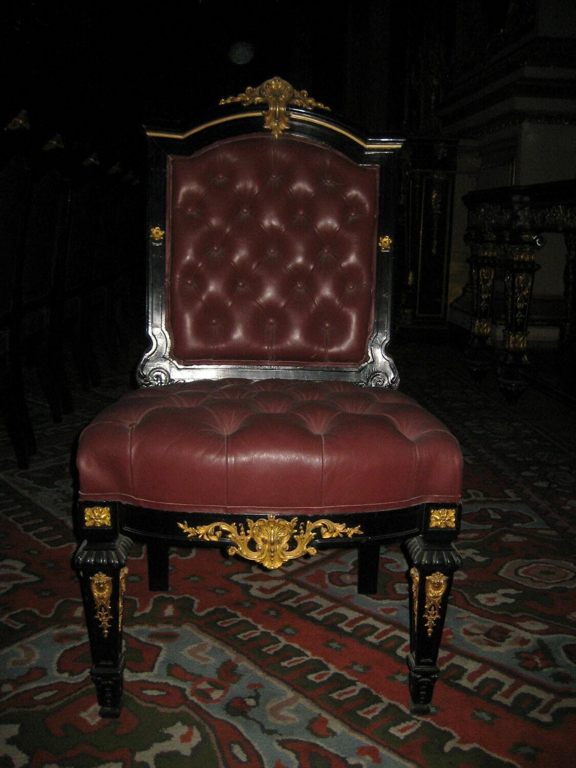 Chaise de style Louis XIV
