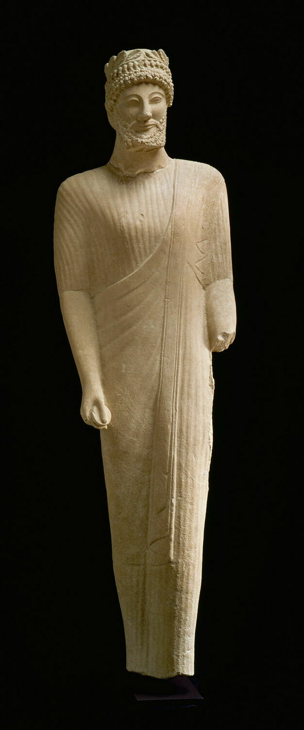 statue, Chypro-archaïque II (-480 - -460)