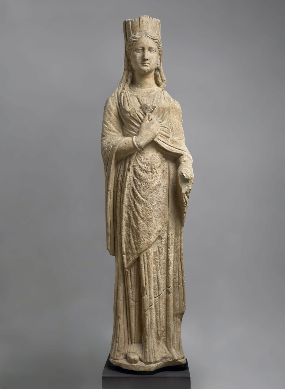 statue, Chypro-classique II ; Hellénistique (IVe s) (-350 - -300)