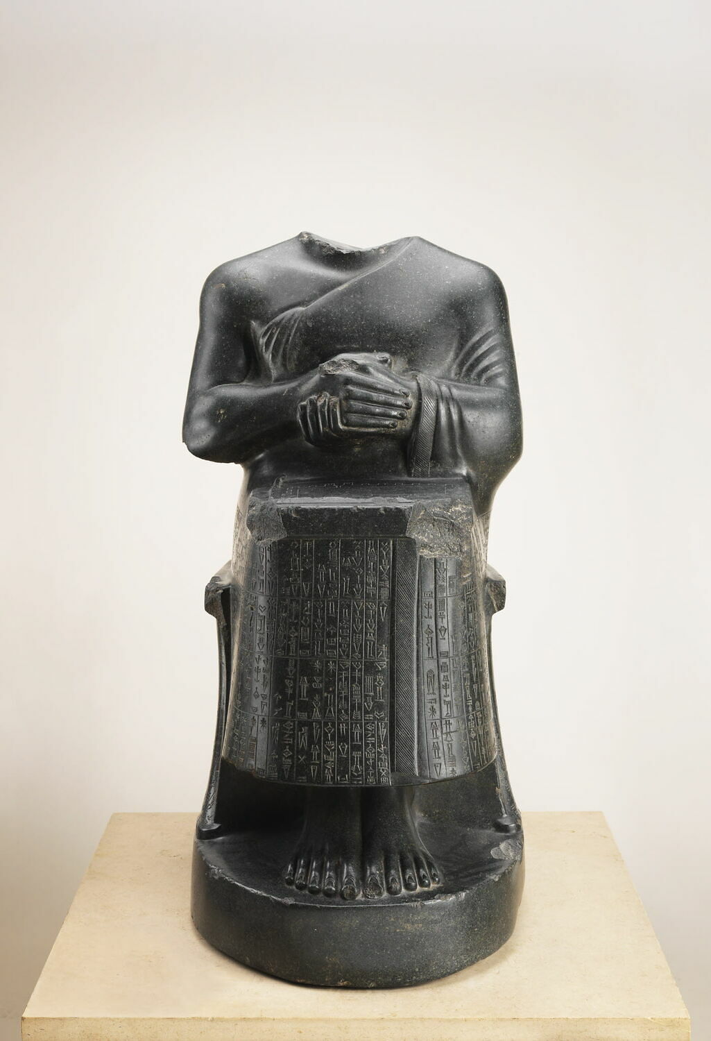 Gudea B dit "Architecte au plan", Néo-sumérien : Gudea (Vers 2120 av. J. - C.) (-2120 - -2110)