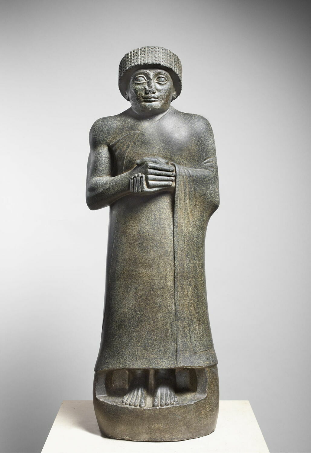 statue, Néo-sumérien : Gudea (?) (Vers 2120 av. J. - C.) (-2120 - -2110)