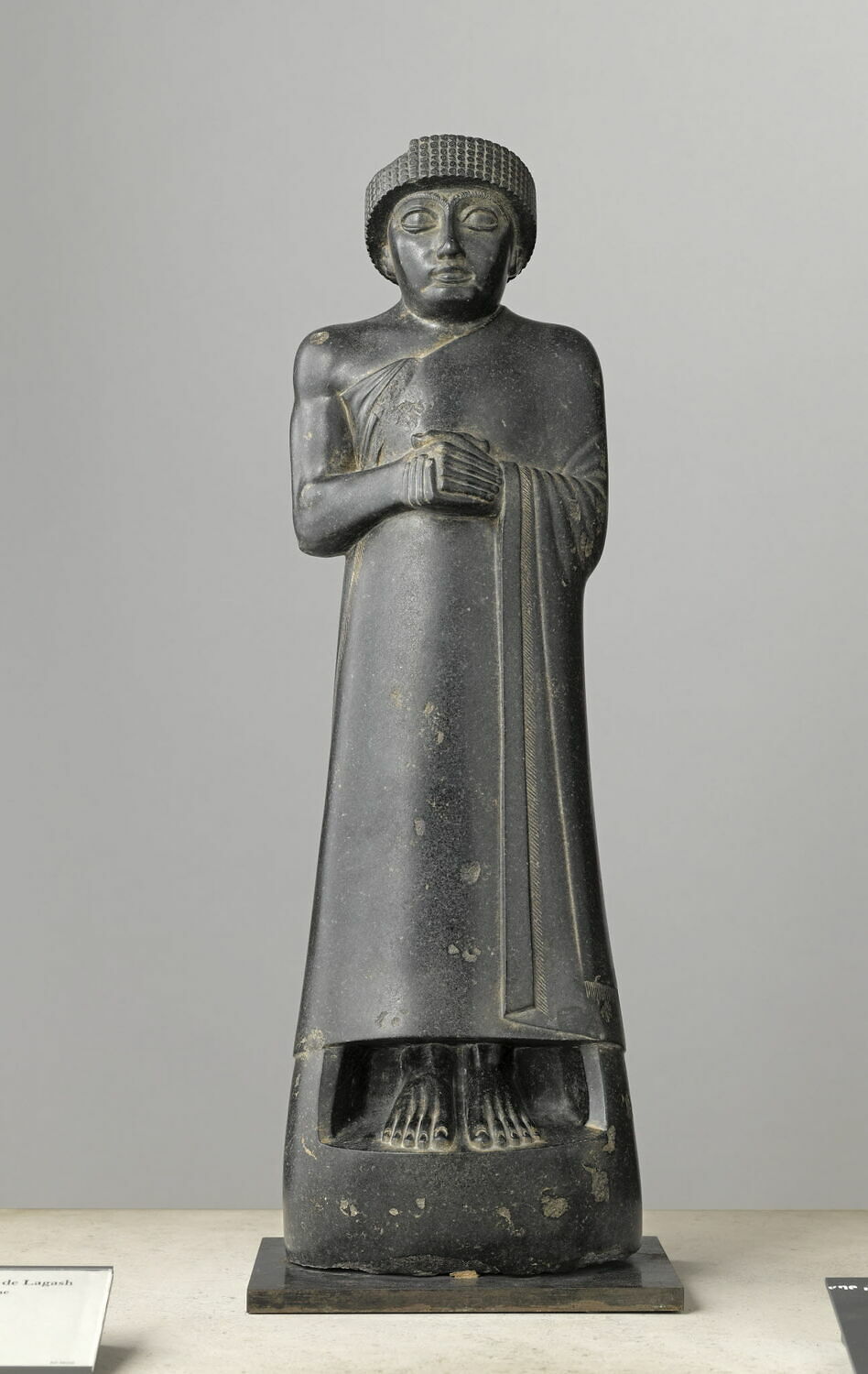statue, Néo-sumérien : Gudea (?) (Vers 2120 av. J. - C.) (-2120 - -2110)