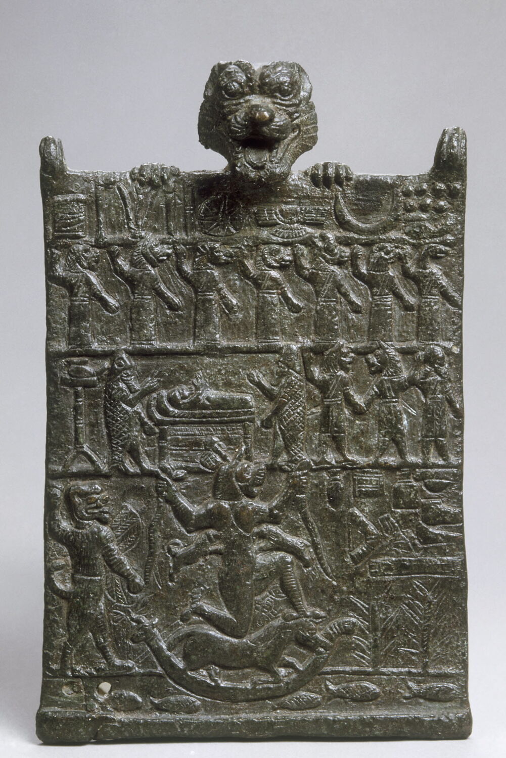 Plaque des Enfers, Néo-assyrien (1e moitié Ie mill) (-911 - -604)