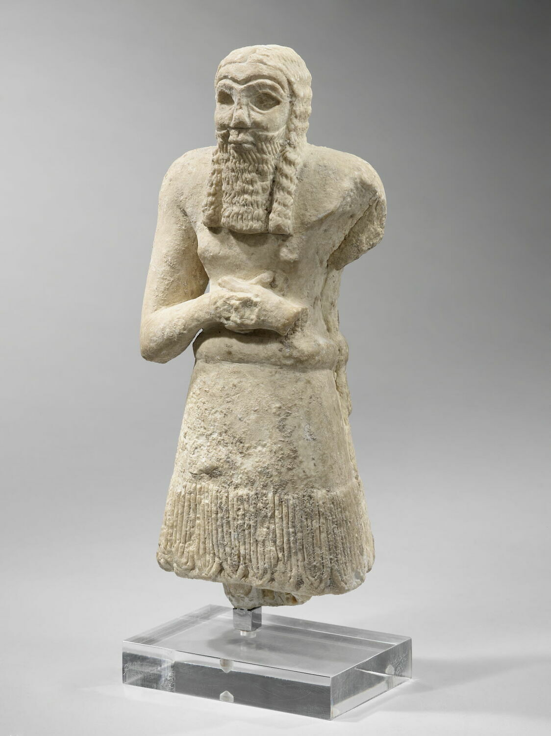 Statue d'orant vouée par le prince Ginak, Dynastique archaïque II (Vers 2700 av. J. - C.) (-2700 - -2600)