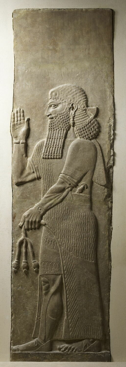 orthostate, Néo-assyrien : Sargon II (VIIIe s) (-721 - -705)