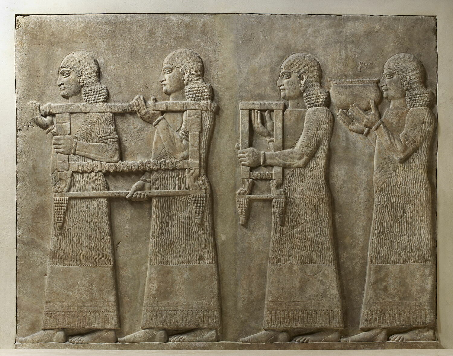 orthostate, Néo-assyrien : Sargon II (VIIIe s) (-721 - -705)