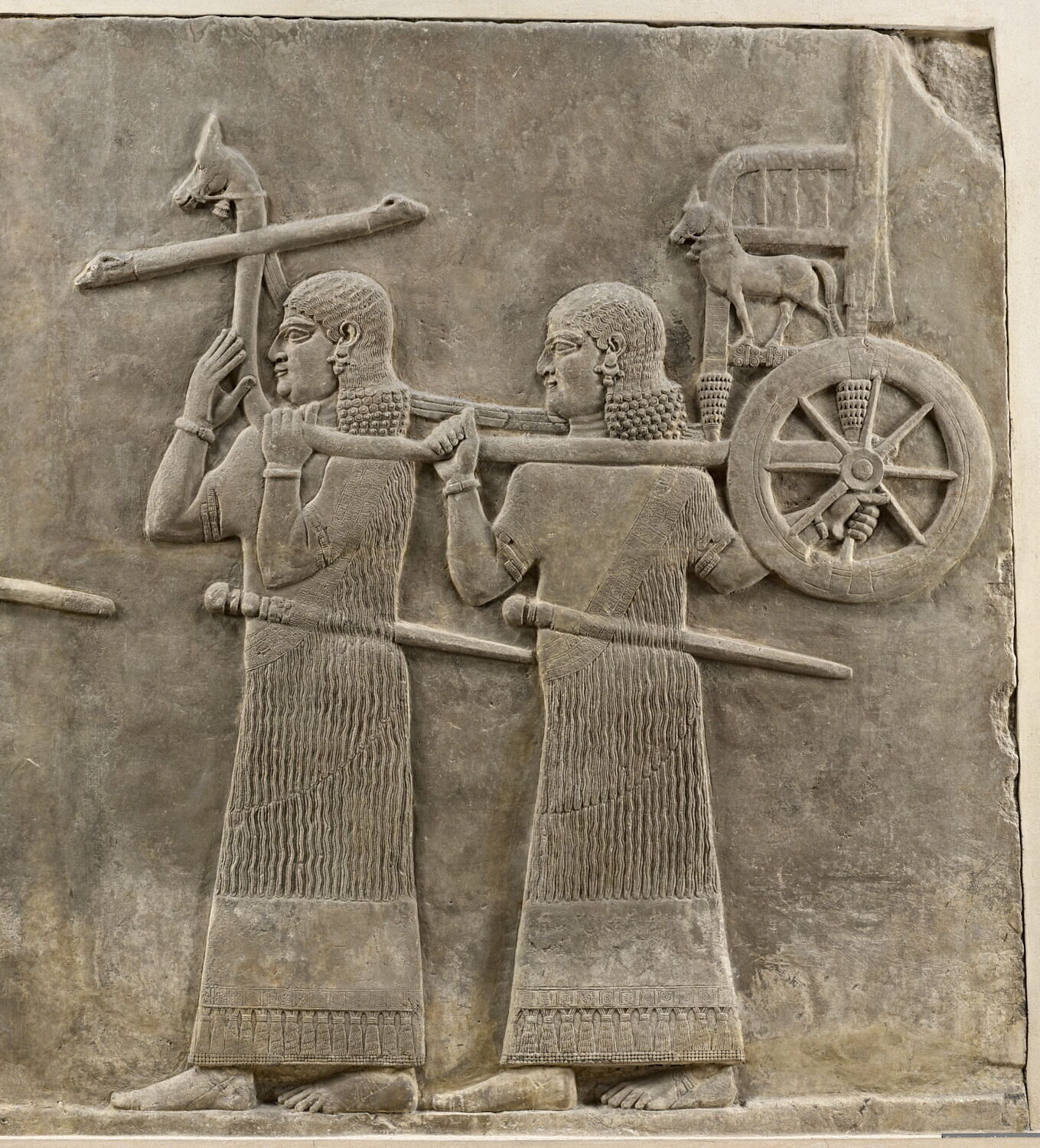 orthostate, Néo-assyrien : Sargon II (VIIIe s) (-721 - -705)