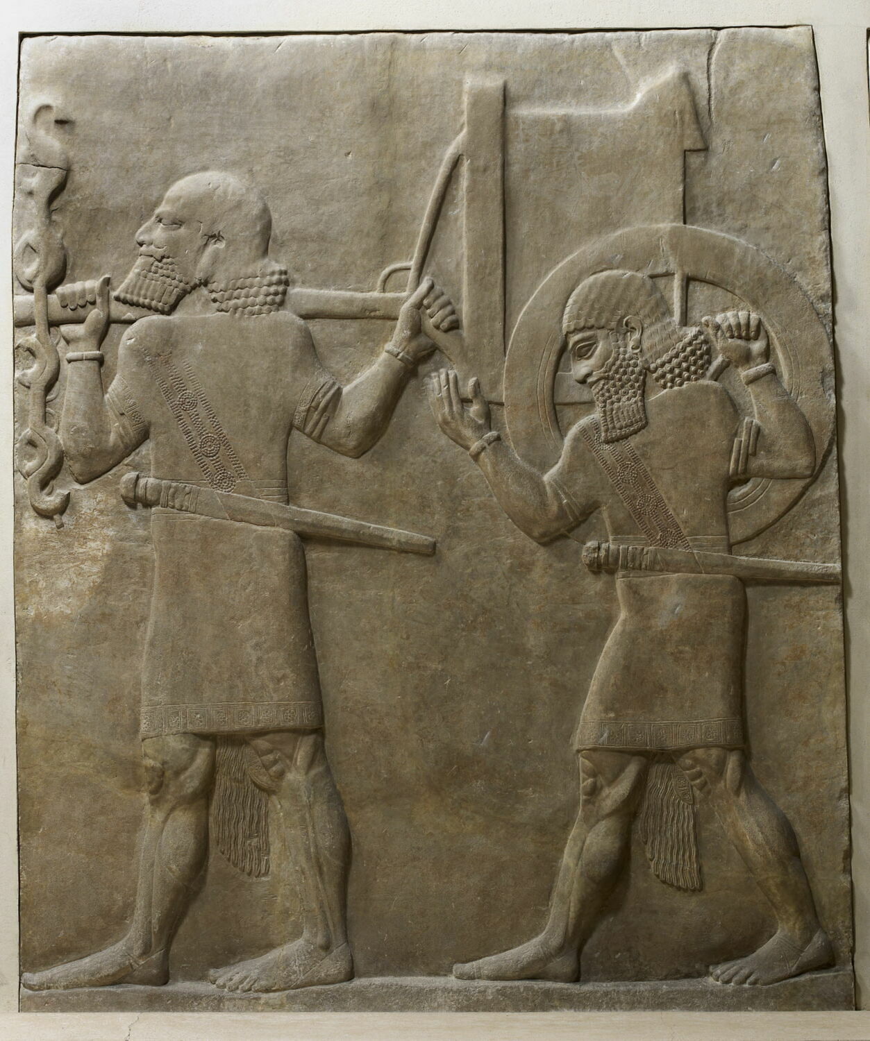 orthostate, Néo-assyrien : Sargon II (VIIIe s) (-721 - -705)