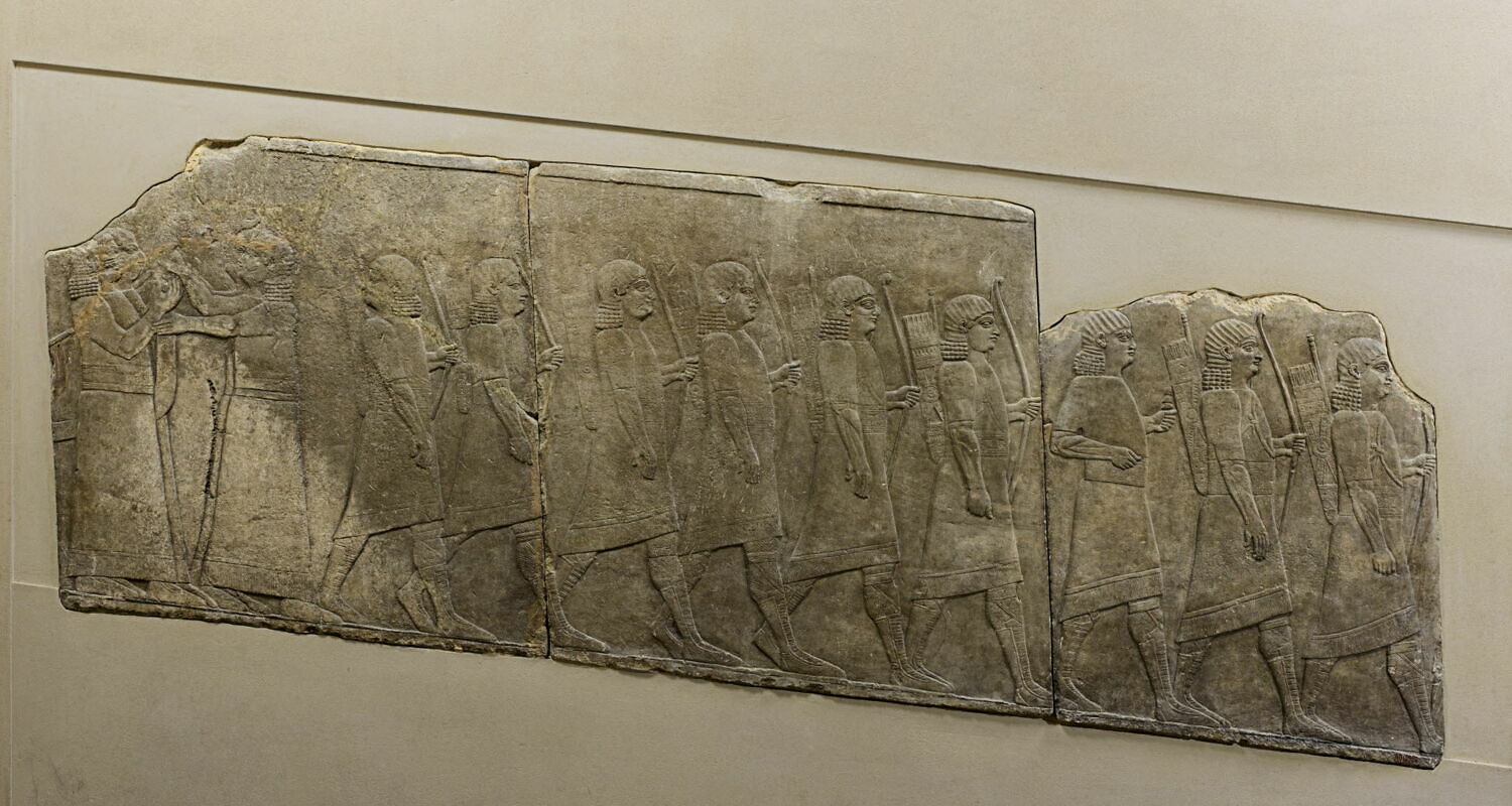 orthostate, Néo-assyrien : Assurbanipal (VIIe s) (-668 - -627)