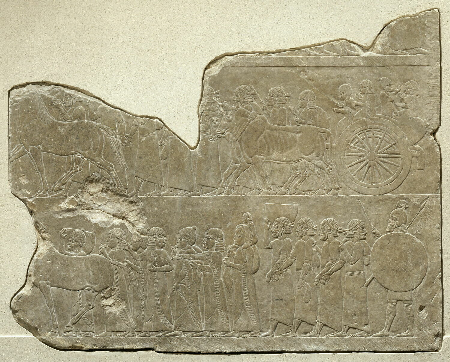 orthostate, Néo-assyrien : Assurbanipal (VIIe s) (-668 - -627)
