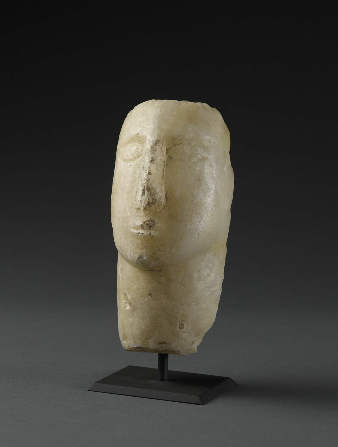 tête funéraire, Période des rois de Saba' (?) (Période des rois de Saba' (?)) (-400 - 0)