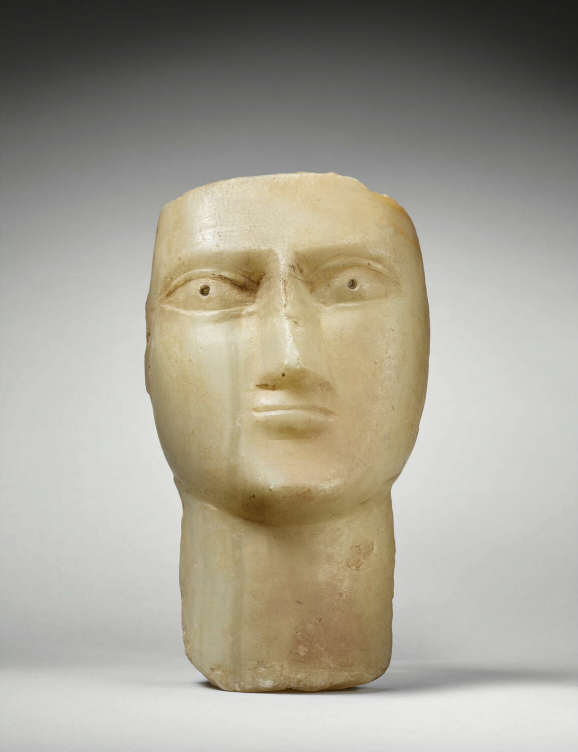 tête funéraire, Période des rois de Saba' (?) (Période des rois de Saba' (?)) (-400 - 0)