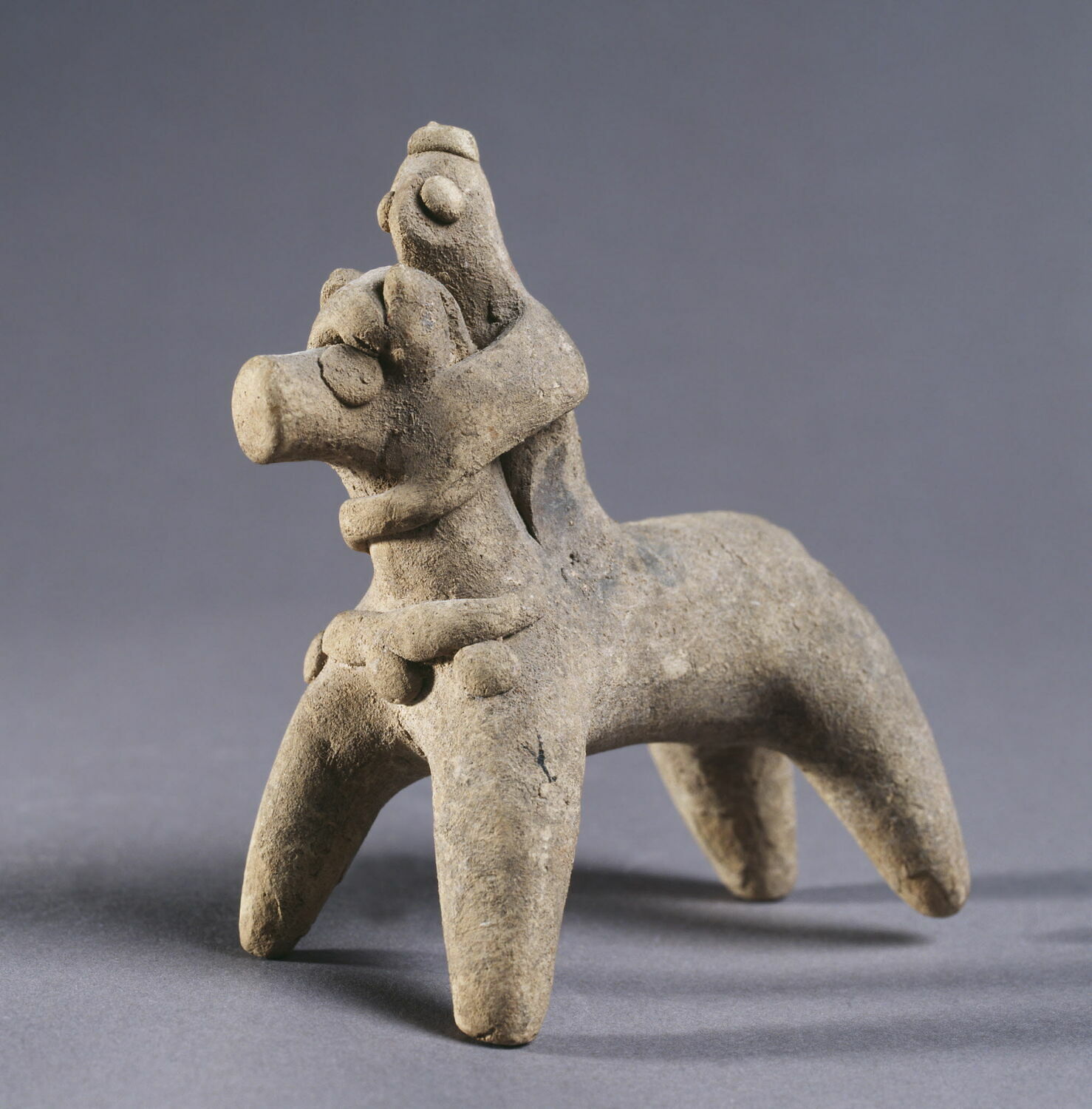 Figurine : cavalier, Bronze récent (-1550 - -1150)