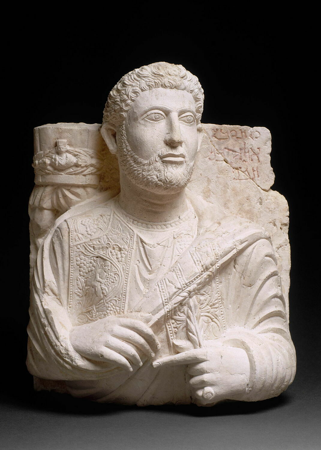 Buste de Yarhai, fils de Elahbêl, Romain Impérial (IIe s ap JC) (100 - 200)