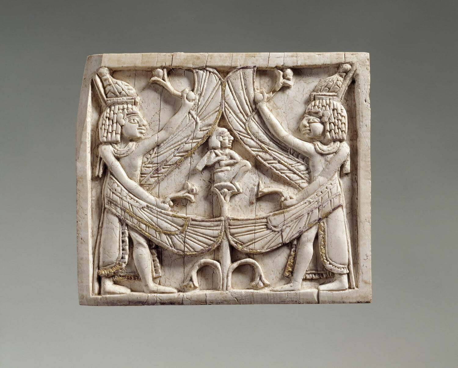 Ivoire d'Arslan Tash : naissance d'Horus, Néo-assyrien (-800 - -700)