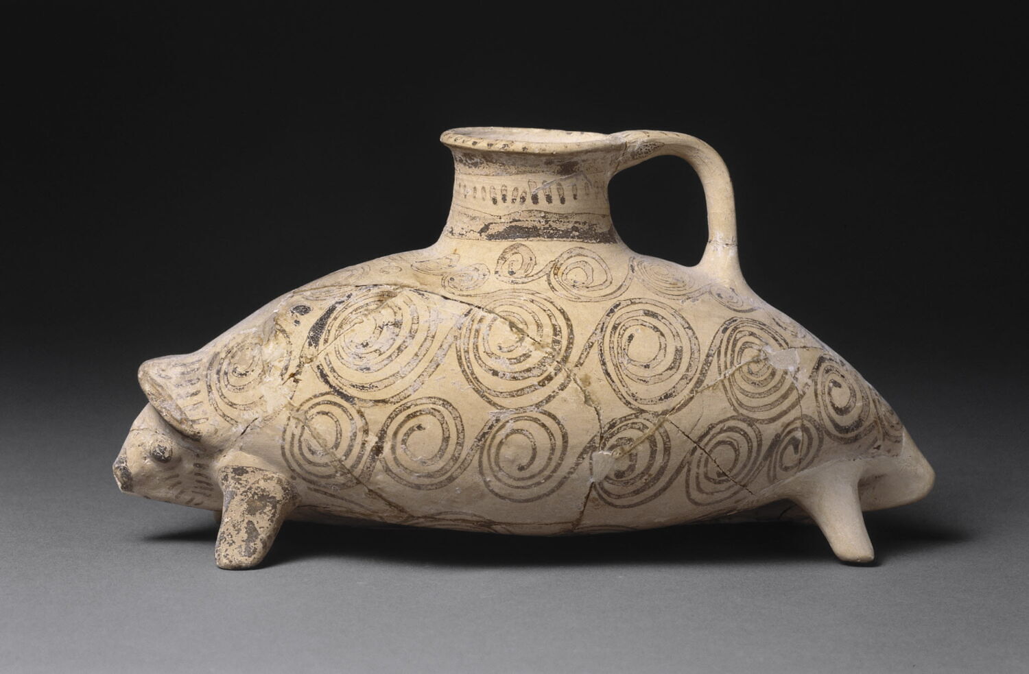 vase ; figurine, Mycénien (-1550 - -1100)