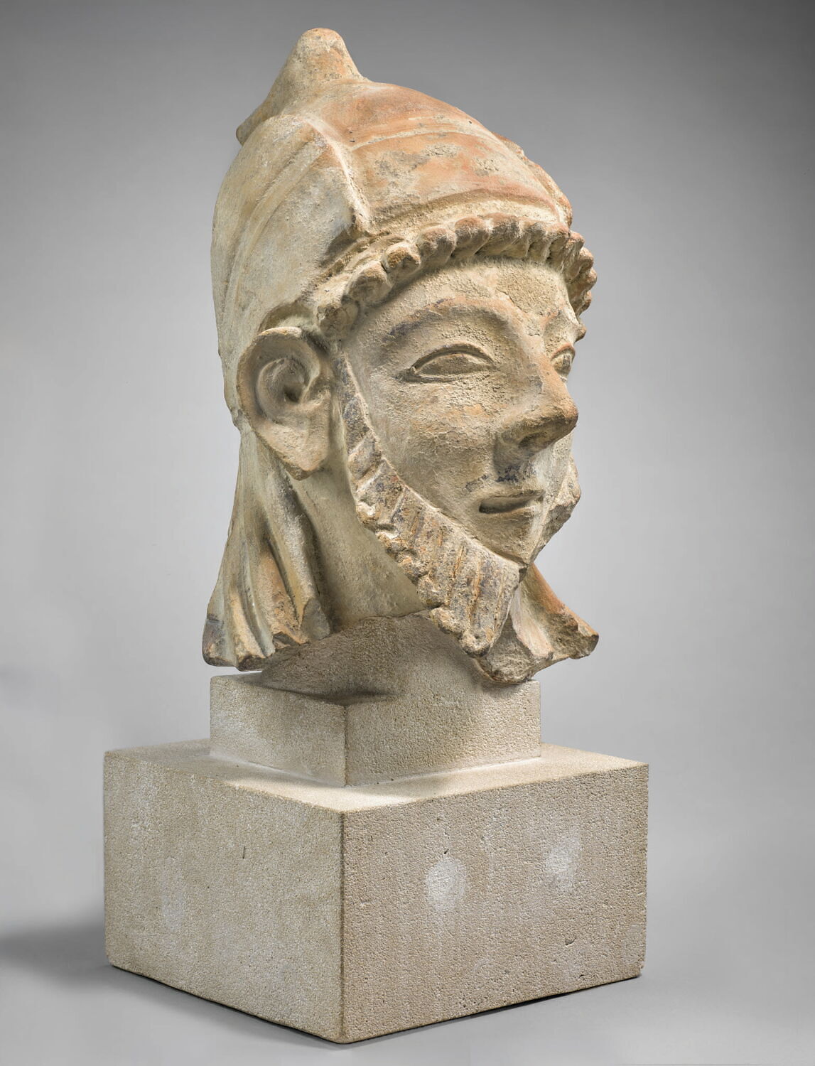 statue, Chypro-archaïque I (Fin VIIe s.) (-650 - -600)