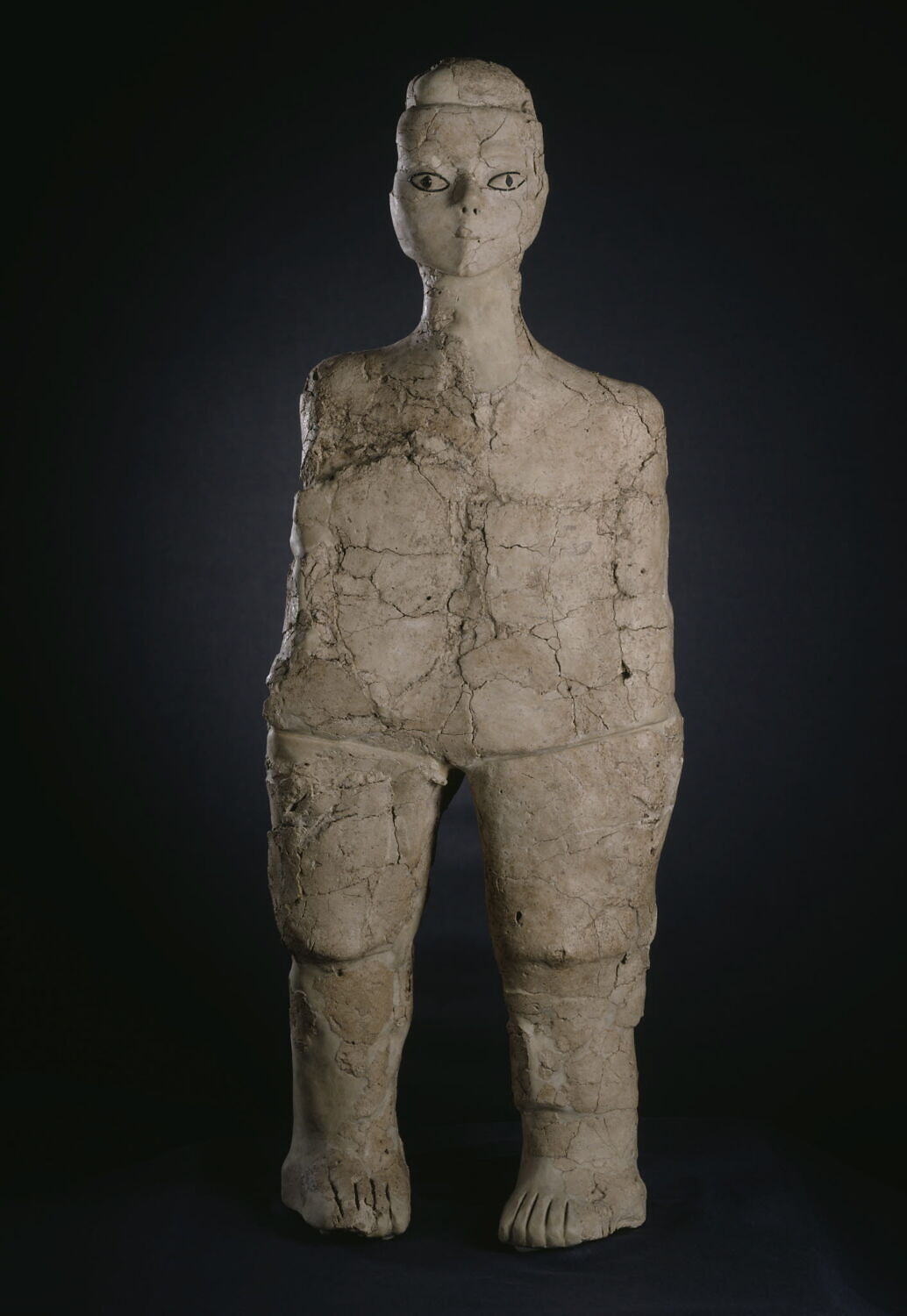 Statue d'Ain Ghazal, Néolithique (VIIe mill. Néolithique pré-céramique B) (-6900 - -5300)