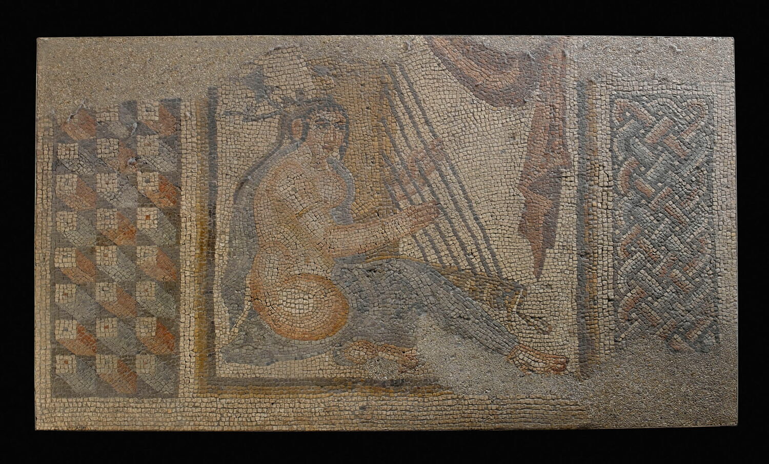 mosaïque ; revêtement décoratif, Sassanide (Vers 260 après J. - C.) (vers 260)