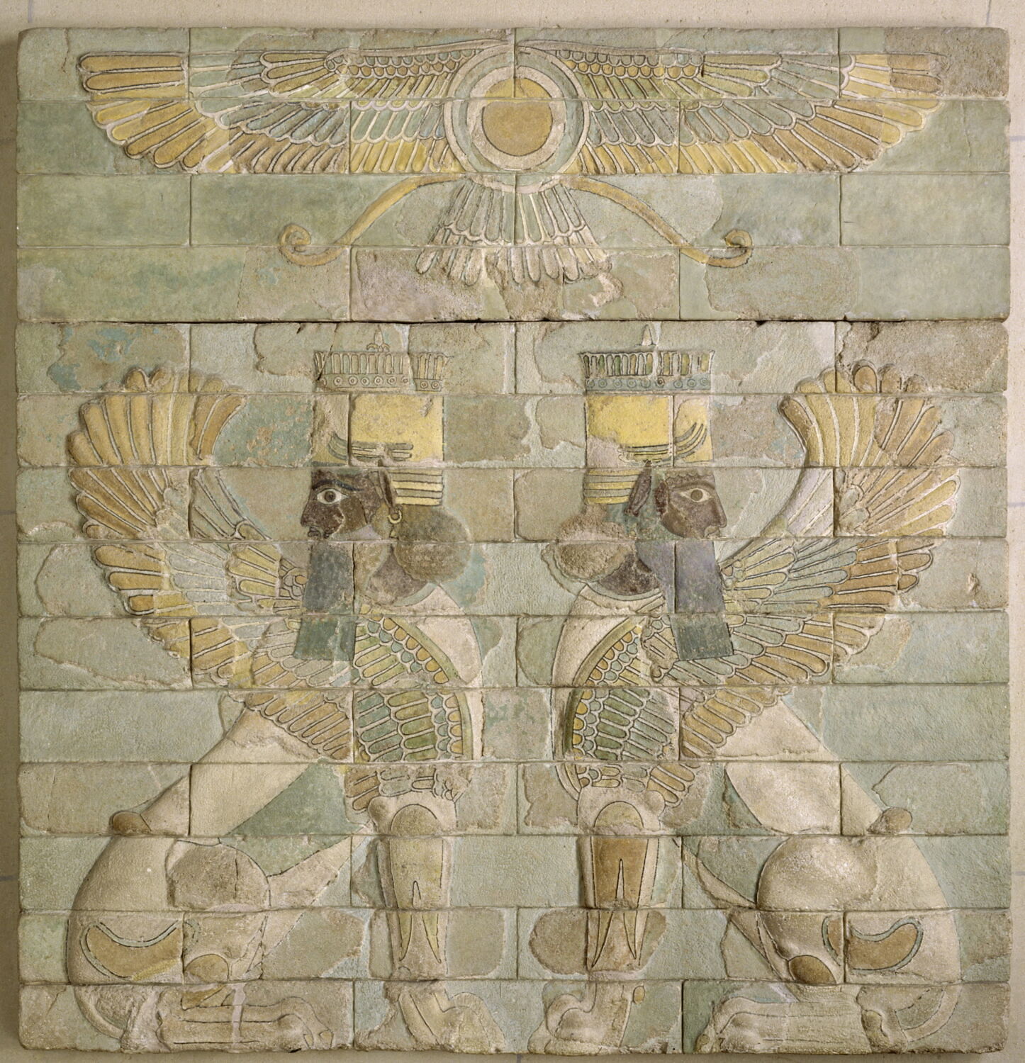 panneau de briques, Achéménide : Darius I (-522 - -486)