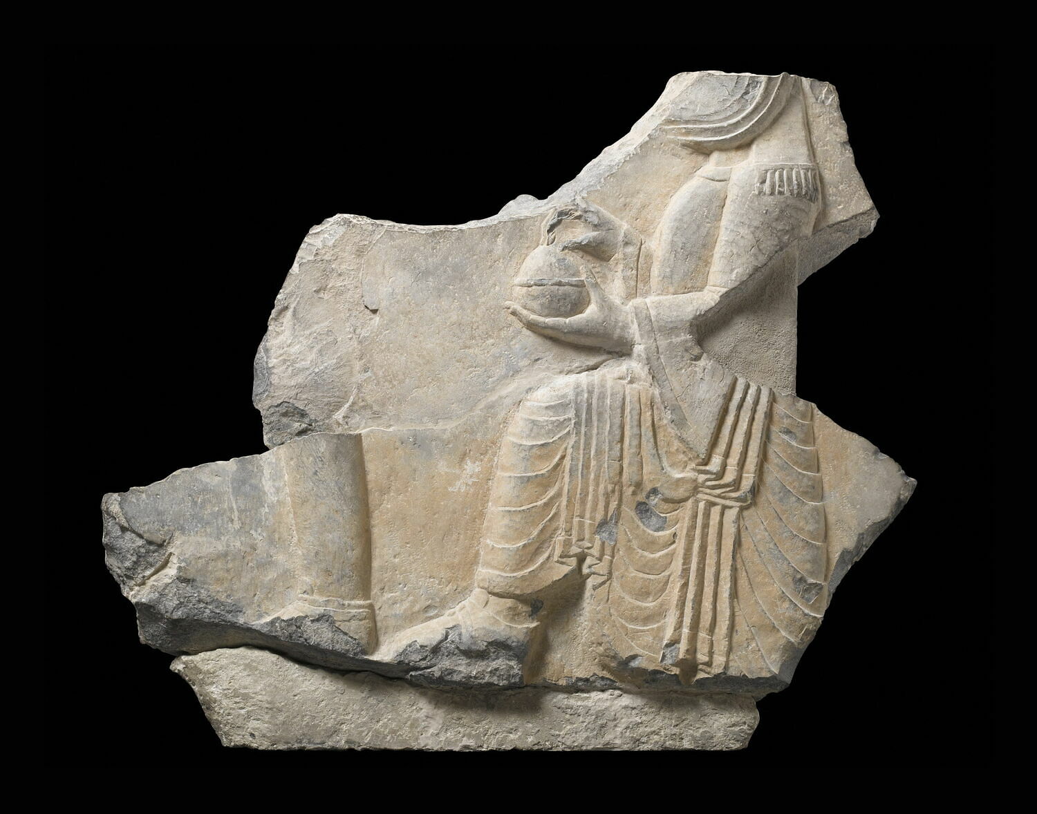 élément du décor architectural  ; relief mural, Achéménide (-539 - -330)
