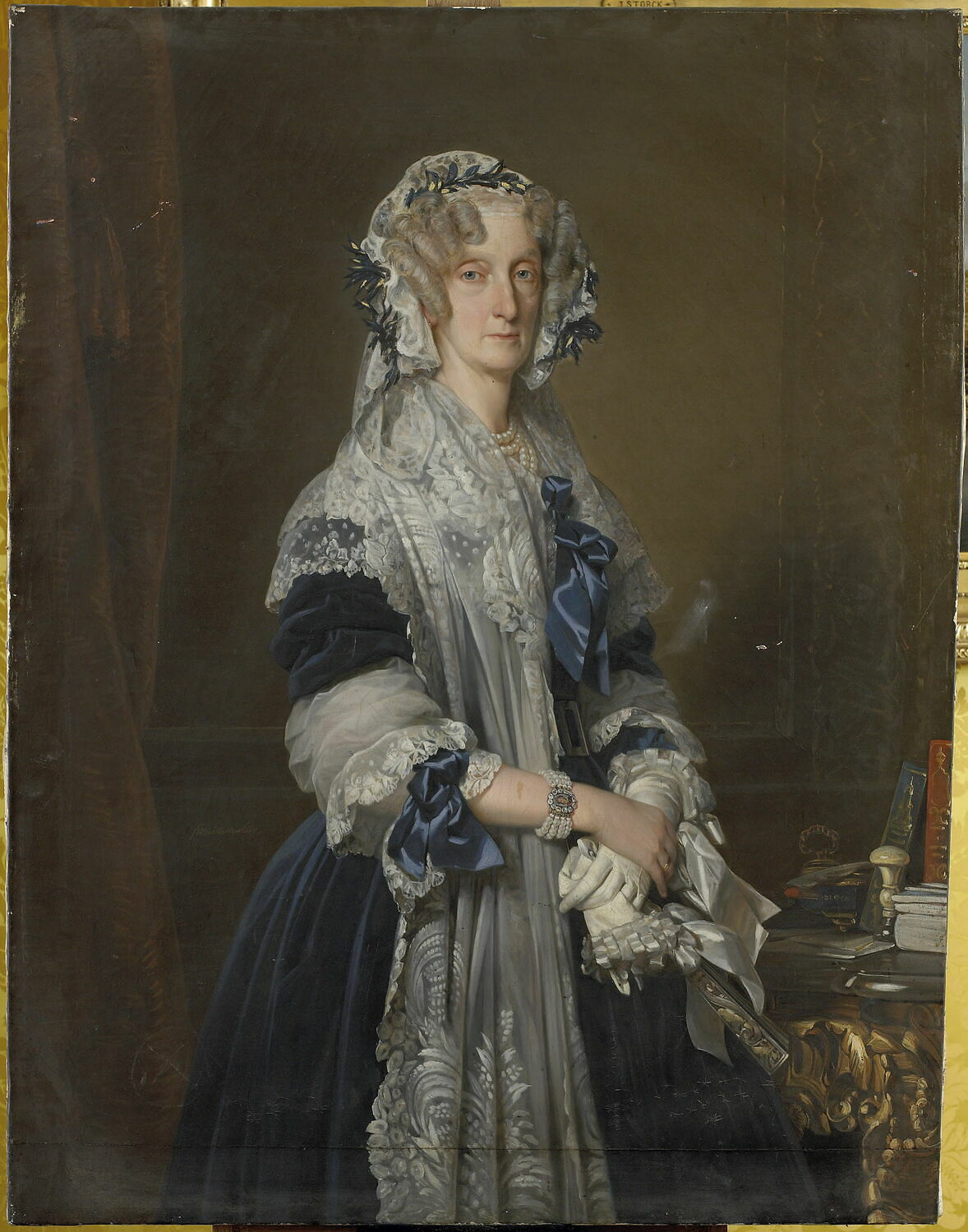 Portrait en grand buste de Marie-Amélie, Winterhalter, Franz Xaver