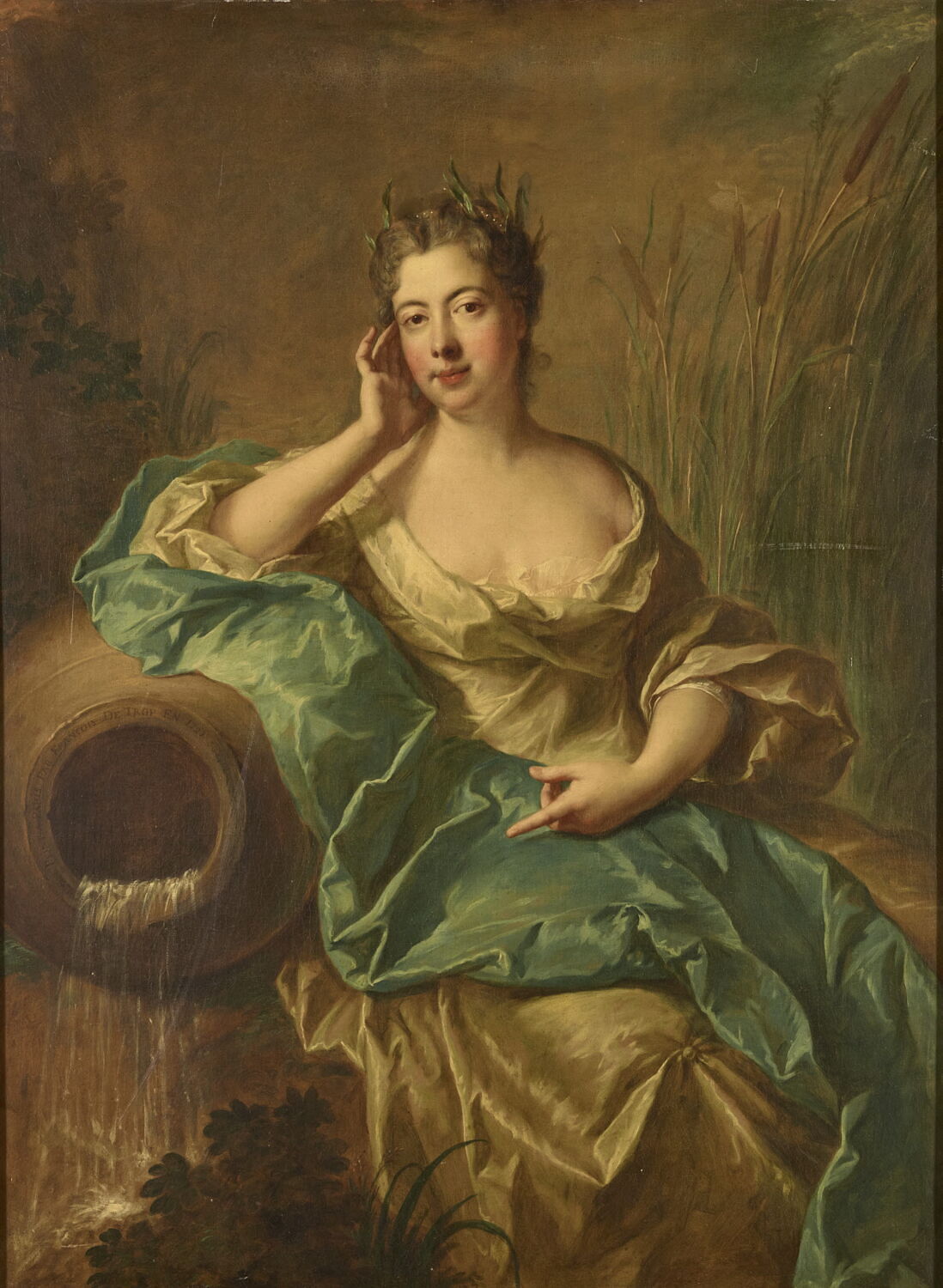 Femme en source, Troy, François de, 1e quart du XVIIIe siècle (vers 1721 - 1723)
