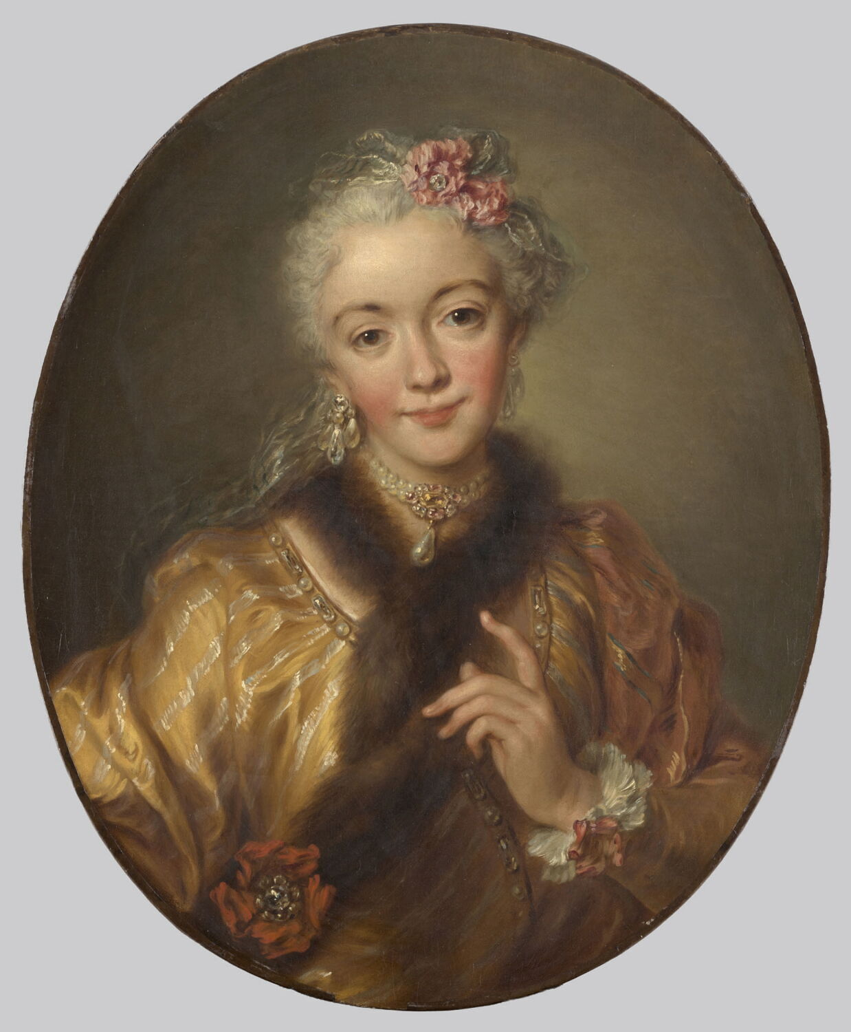 Portrait de femme, dit La Manzanelli, Coypel, Charles-Antoine, XVIIIe siècle (vers 1730 - 1740)
