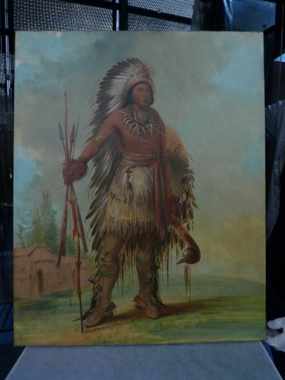 Ah-wun-ne-wa-he (L'oiseau de tonerre), Catlin, George, XIXe siècle (1846)