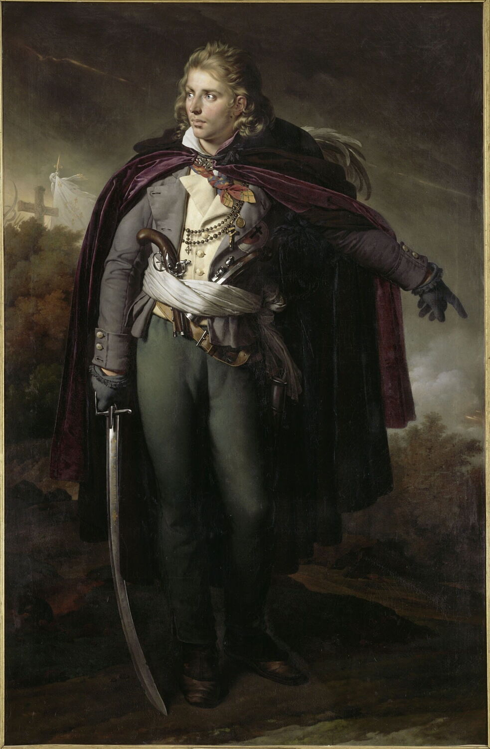 Jacques Cathelineau (1759-1793) généralissime vendéen, Girodet de Roucy-Trioson, Anne-Louis, 1e quart du XIXe siècle (1816)