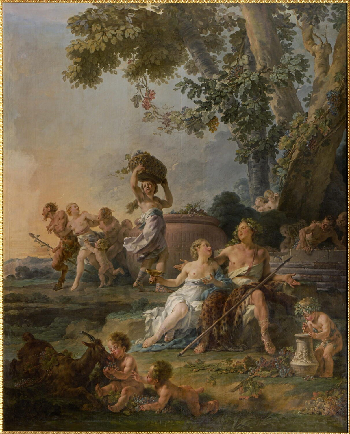 Les Vendanges, Hallé, Noël, 4e quart du XVIIIe siècle (1776)