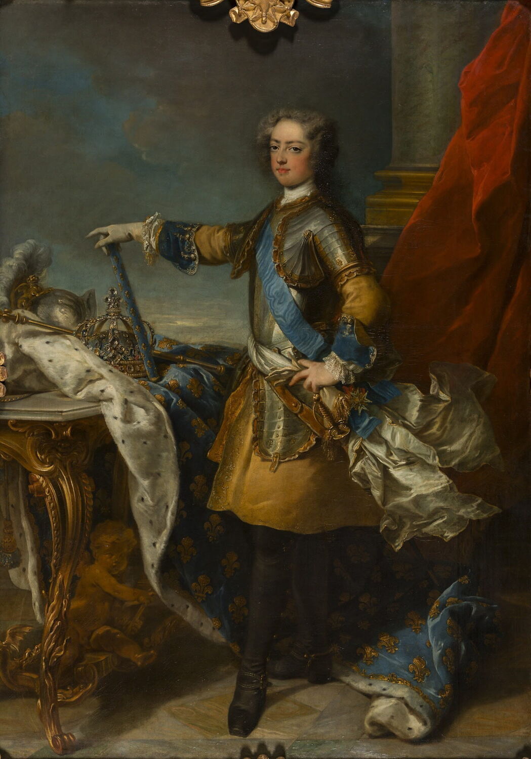 Louis XV, roi de France (1710-1774), Van Loo, Jean-Baptiste, 1e moitié du XVIIIe siècle (1700 - 1750)