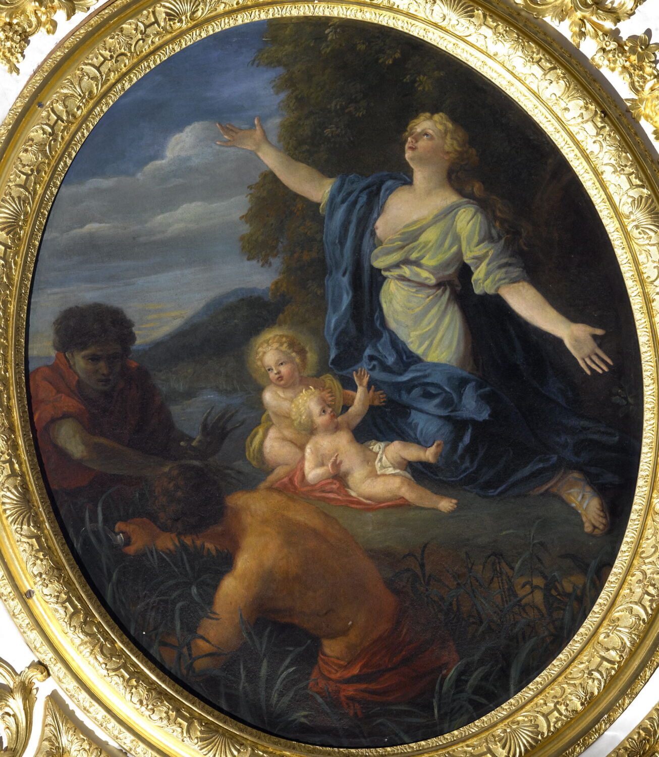 Latone et les paysans, Marot, François, 1e tiers du XVIIIe siècle (vers 1706)