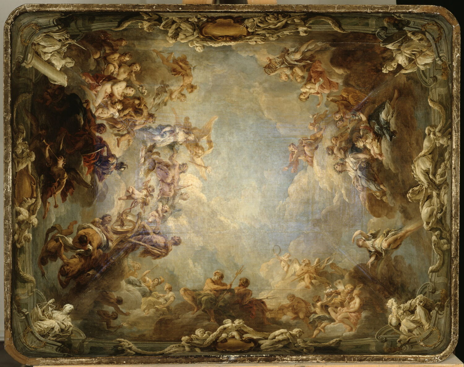 Apothéose d'Hercule, Le Moyne, François, 2e quart du XVIIIe siècle (vers 1732)