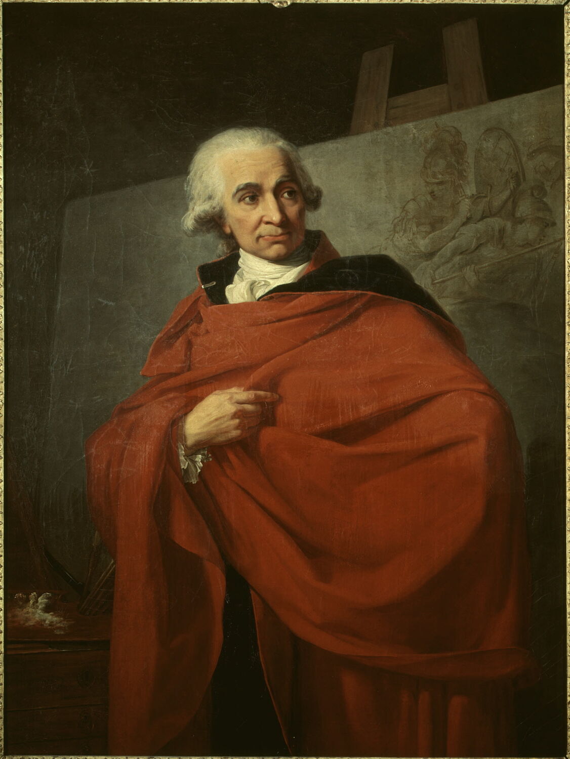 Louis Jean François Lagrenée l'aîné (1724-1805), peintre, Mosnier, Jean Laurent, 4e quart du XVIIIe siècle (1788)