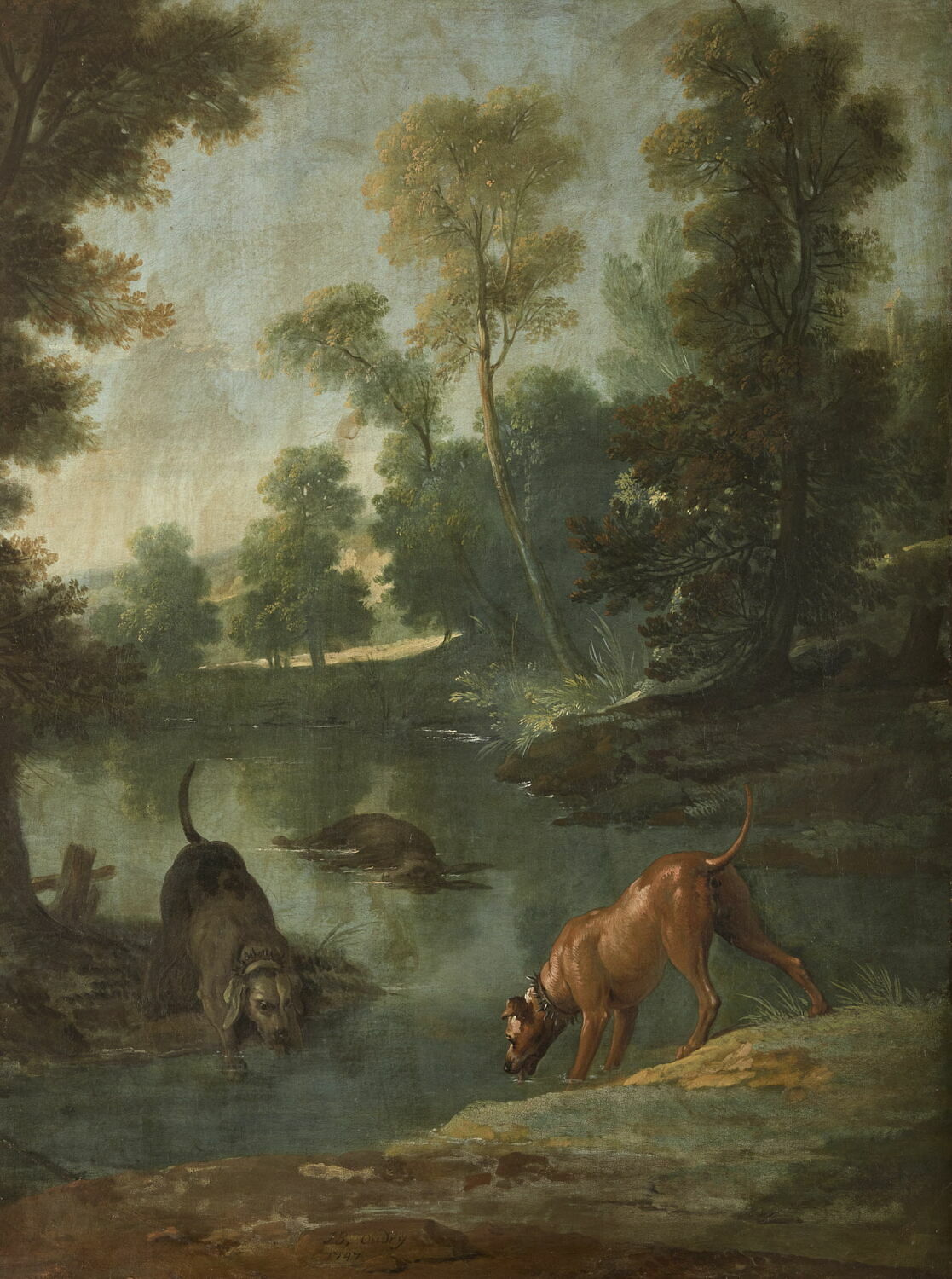 Les Deux Chiens Et L'âne Mort - Louvre Collections