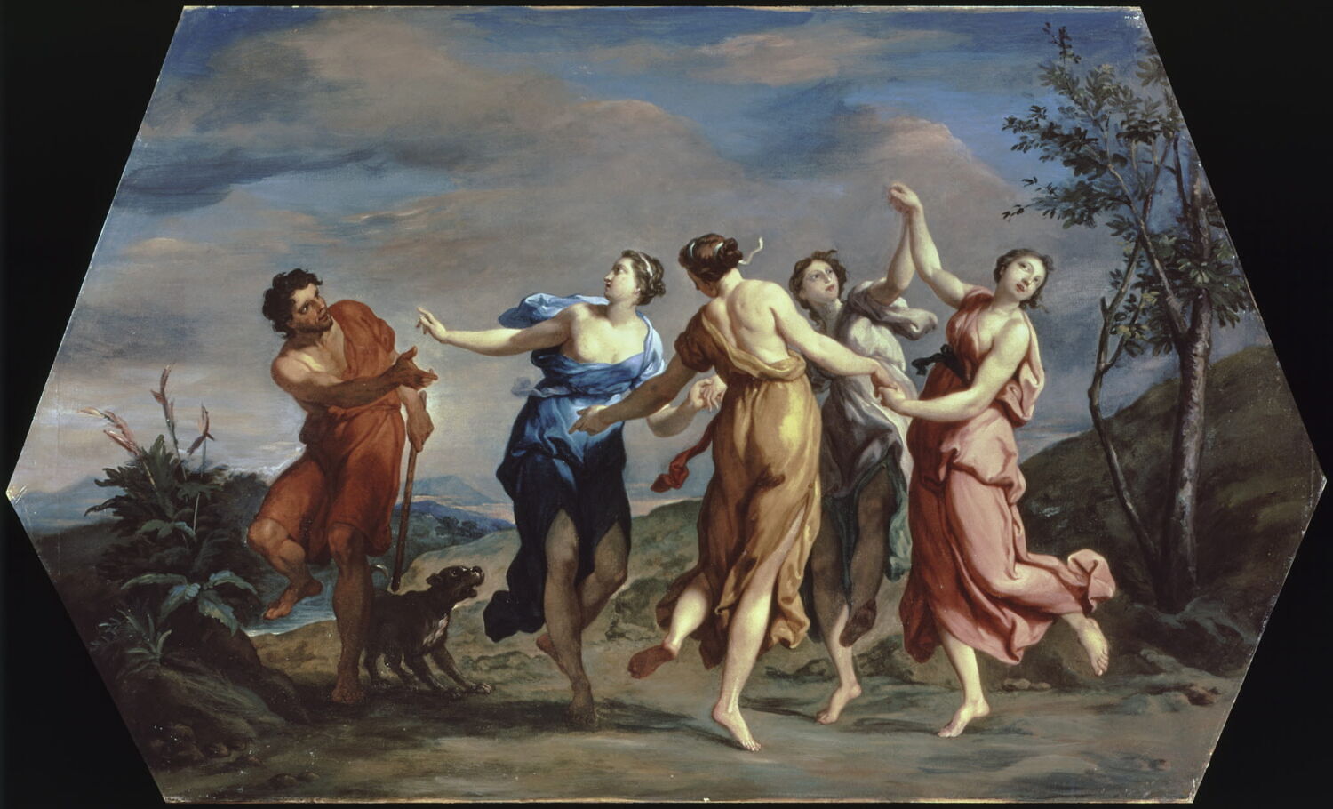Le Berger Apulas transformé en olivier, Collin de Vermont, Hyacinthe, Milieu du XVIIIe siècle (1750)