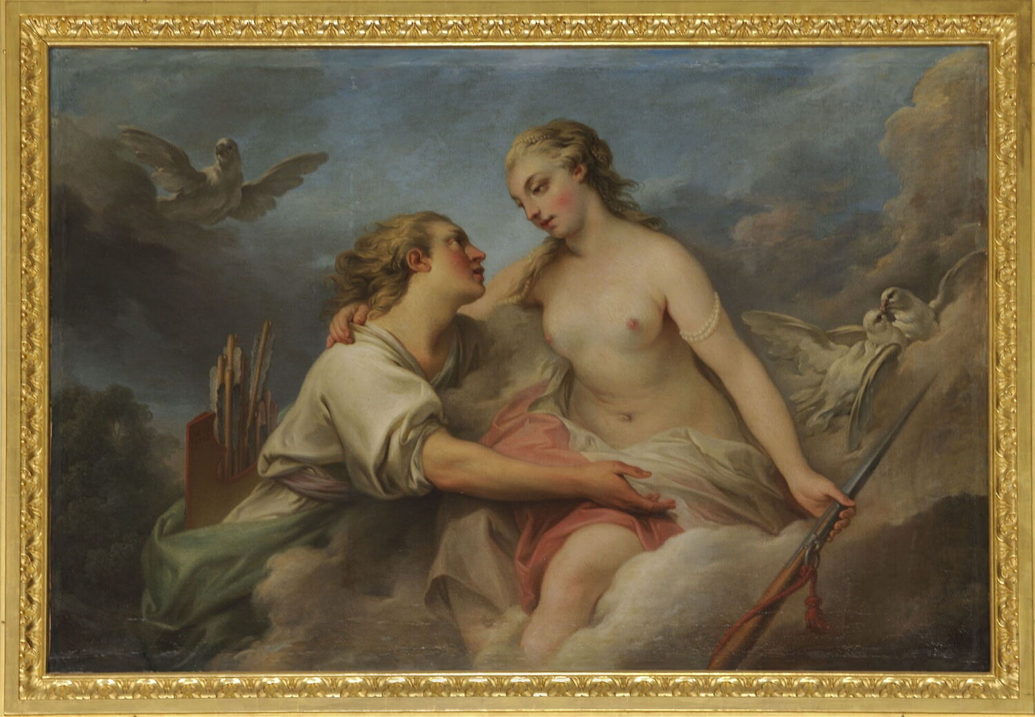 Vénus et Adonis, Belle, Clément, 3e tiers du XVIIIe siècle (1772)