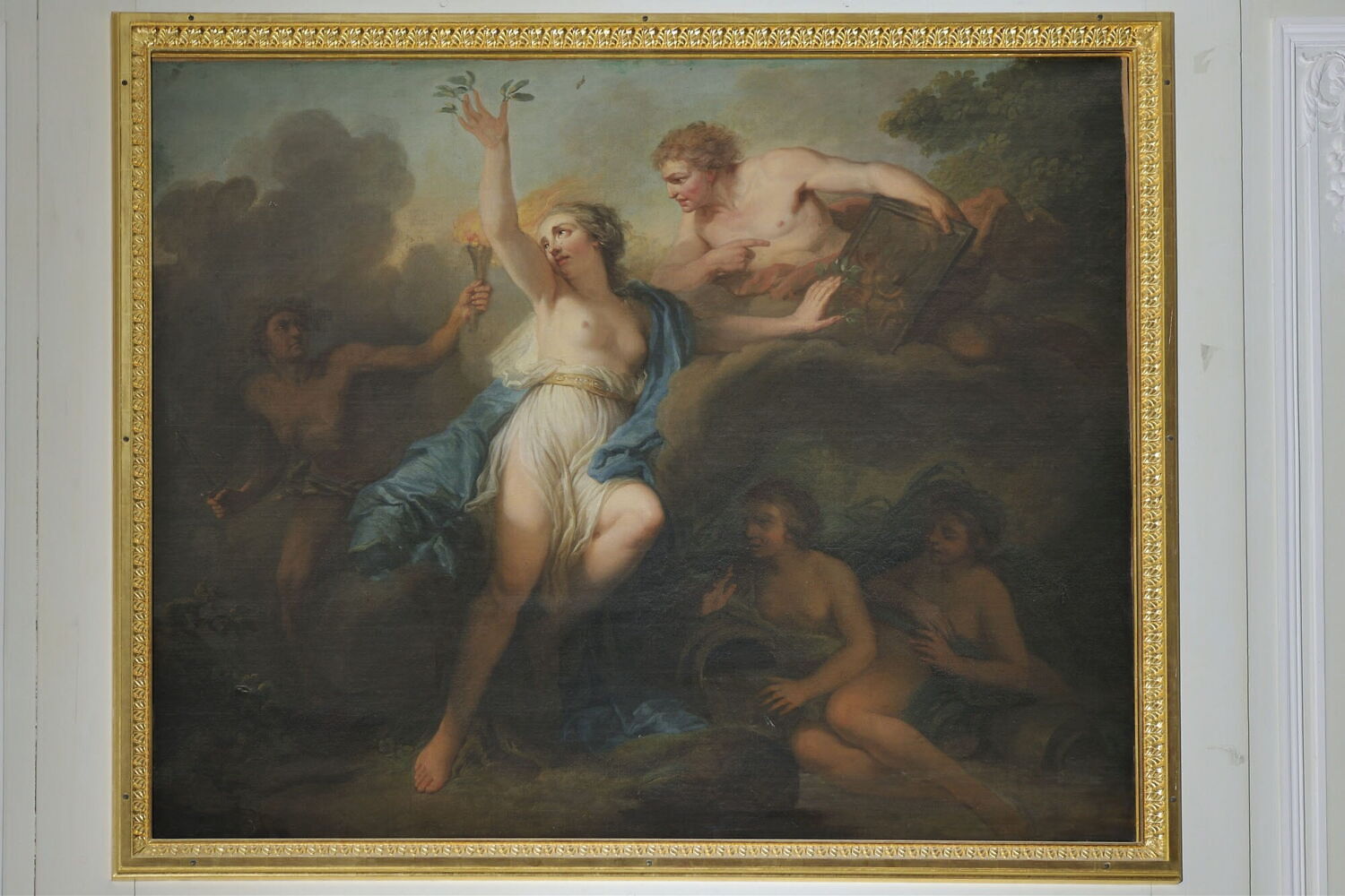 Menthe métamorphosée en plante, Caresme, Philippe, 3e tiers du XVIIIe siècle (1772)