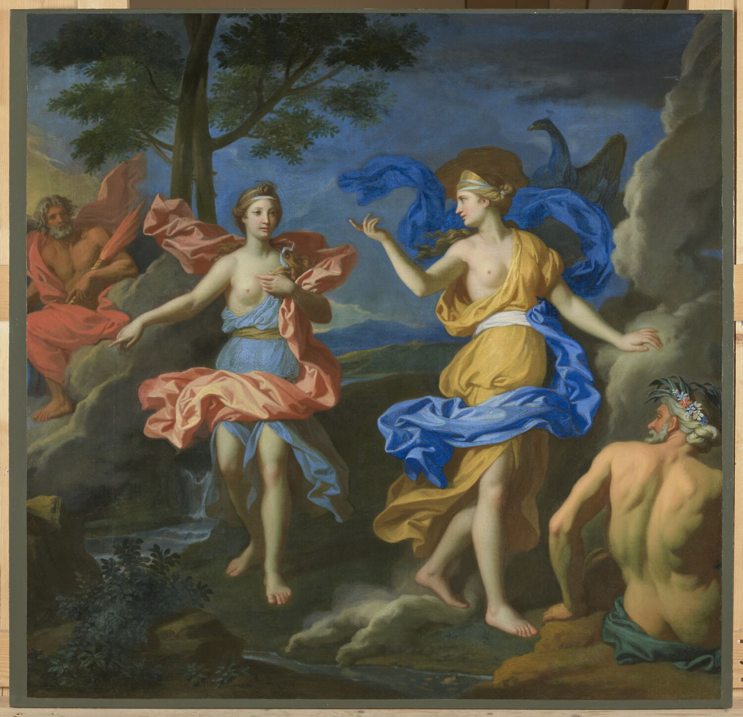 Junon en colère menace Io, Verdier, François, 4e quart du XVIIe siècle (vers 1688)