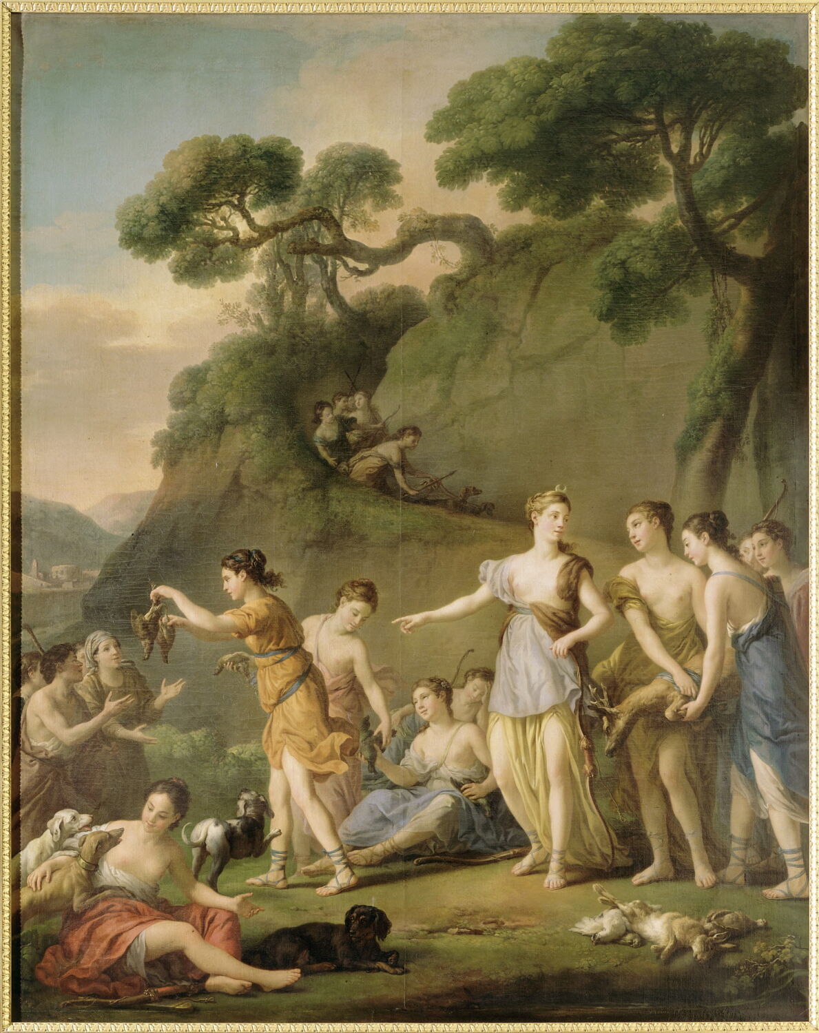 La chasse, Vien, Joseph-Marie, 3e tiers du XVIIIe siècle (1772)